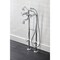 Kingston Brass CCK246K1 Freestanding Clawfoot Tub Faucet Package with Supply Line, Polished Chrome CCK246K1 - alternate 6